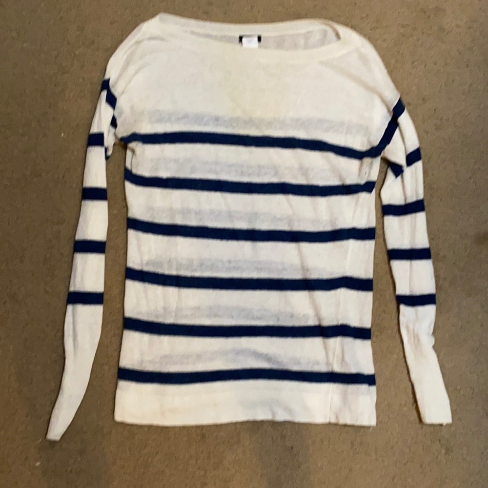 EUC J.Crew boatneck sweater